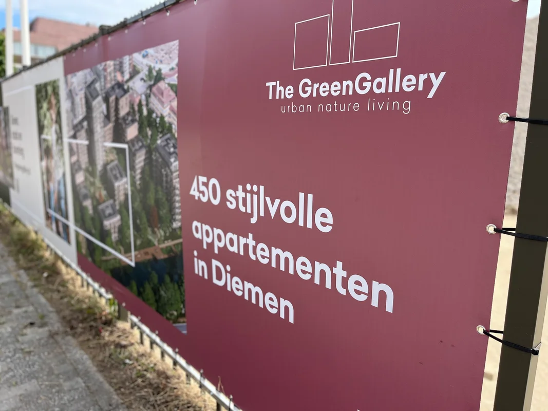De contouren van The Green Gallery worden zichtbaar!