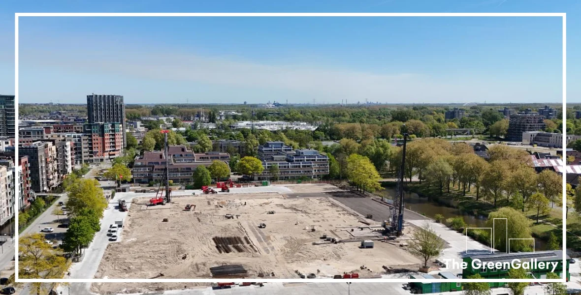 Bouwupdate: Er wordt hard gewerkt aan de allereerste contouren van The Green Gallery